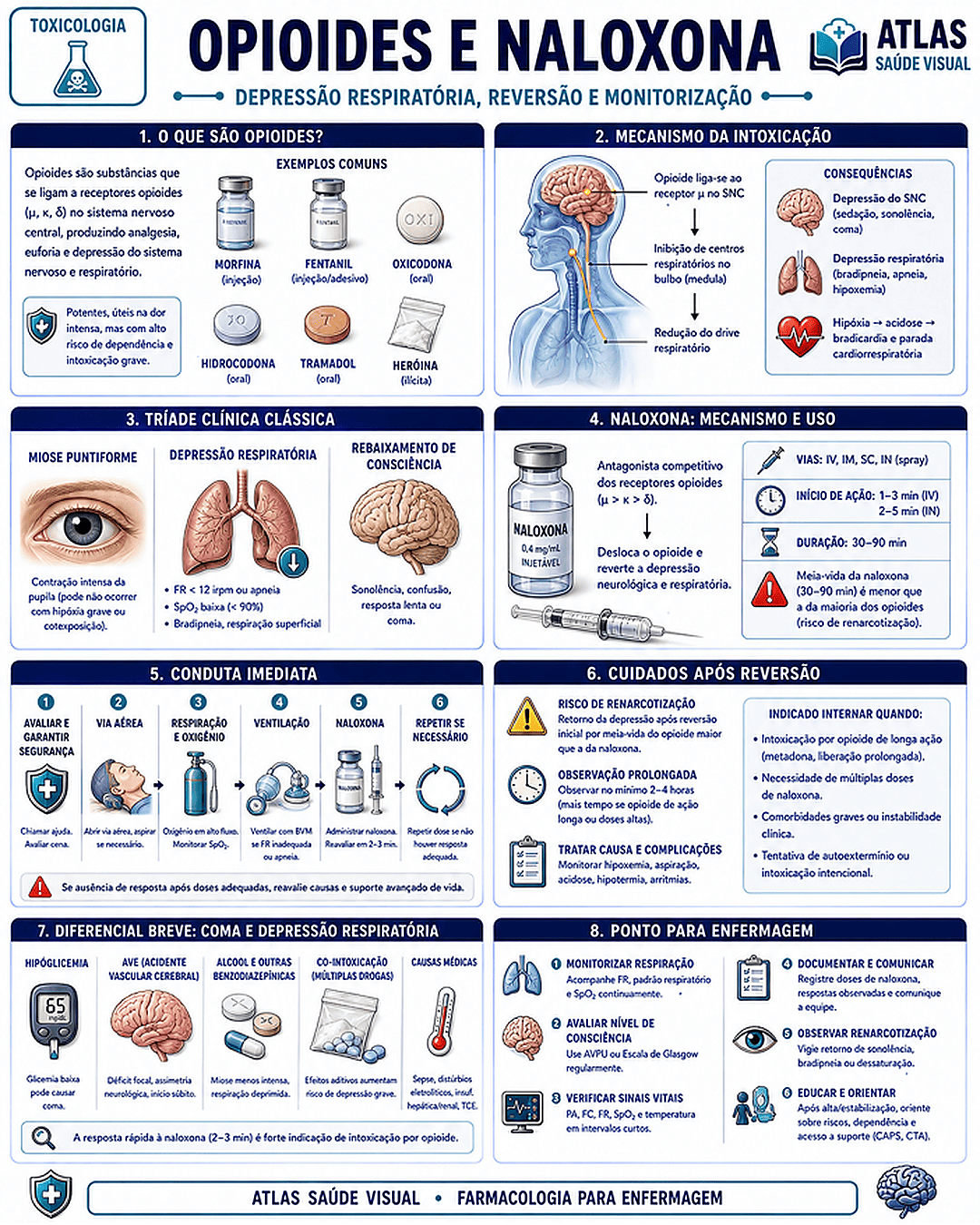 Guia visual de Opioides e Naloxona